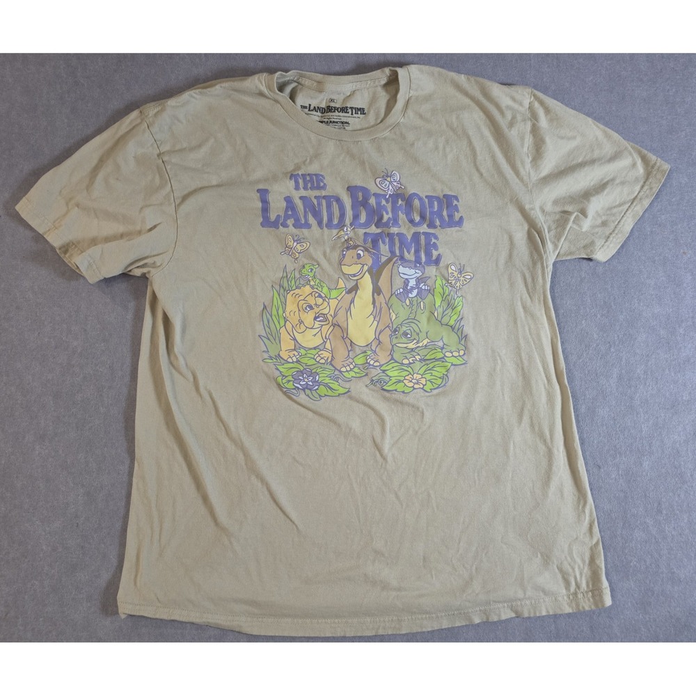 The Land Before Time Nostalgic XL Graphic Tee Ripple Junction Dinosaur 90s Y2K